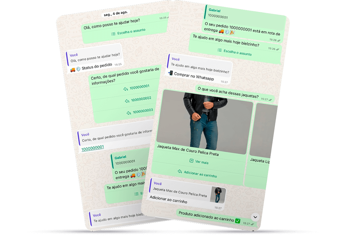 Chat Commerce com IA